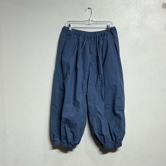 Anthropologie Blue The Mossa Parachute Pants Sz M - Picture 2 of 12